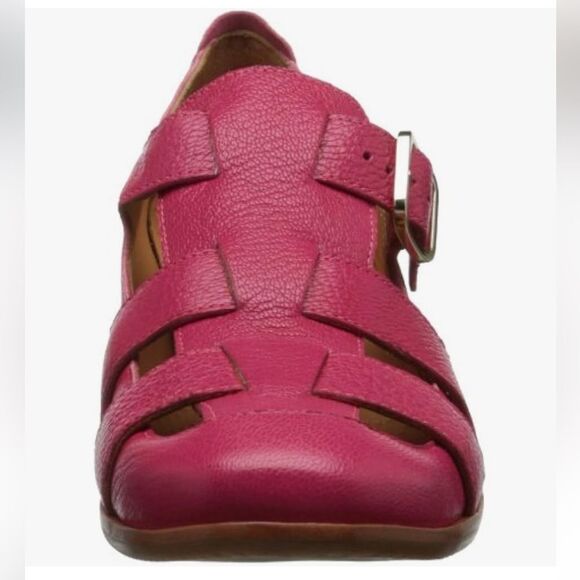 Chie Mihara Salou zine fisherman block heel sandal pump mosto pink size 39 - Picture 2 of 12